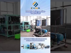 Mesin es tabung berkualitas tinggi yang mulai beroperasi