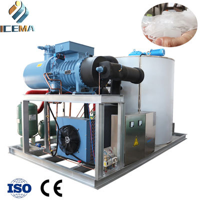 ICEMA Pabrik Pasokan Air Tawar Es Flake Mesin Membuat Flake Ice Maker untuk perikanan makanan laut segar
