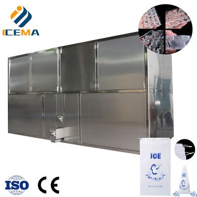 Mesin Es Batu Industri 5T/24H Stainless Steel 304