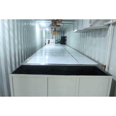10t/24h Mesin Es Kontainer Industri Mesin Es Blok R404a R22