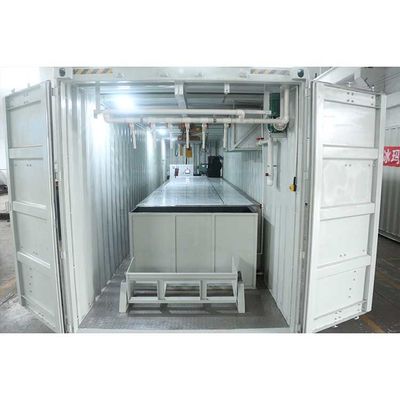 Mesin Es Kontainer Otomatis 220V 380V 410V 415V 440V 460V Untuk Seafood Segar Jual Es Perikanan