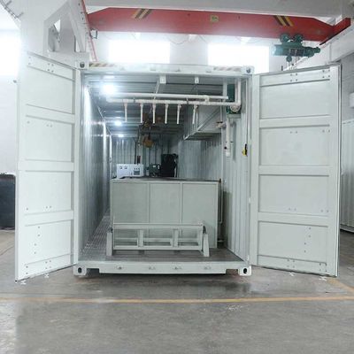 Harga yang pantas 10t/24h Mesin Es Kontainer Industri Mesin Es Blok R404a R22 on line