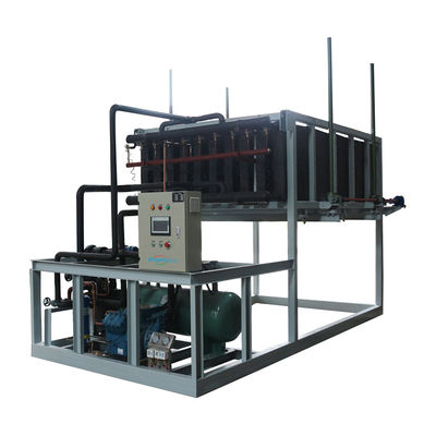 Harga yang pantas Mesin Es Blok Pendingin Langsung Kecil 5t 380V Pendingin Air Udara on line