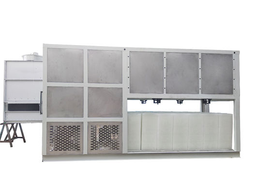 Mesin Es Blok Pendingin Langsung Kecil 5t 380V Pendingin Air Udara