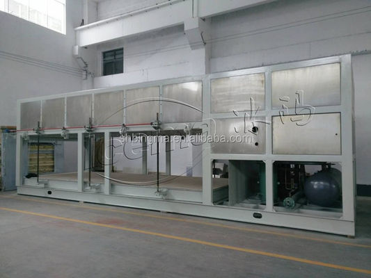 Mesin Es Blok Pendingin Langsung 15T Industri 118KW