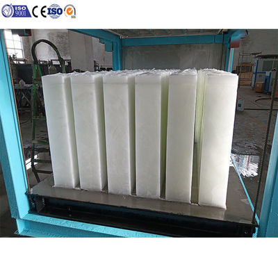 6450*2360*2530mm L*W*H Mesin pembuatan blok es kering untuk kapasitas harian 1-10 ton