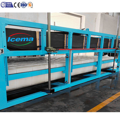 Mesin Es Blok Pendinginan Blok Es 6450*2360*2530mm Untuk Produksi Es