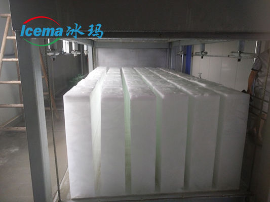 Mesin Pembuat Es Balok Industri Otomatis 25 Ton Pendinginan Langsung