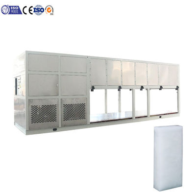 37Kapasitas pendinginan.5KW Mesin es blok pendinginan langsung dengan penguap pelat stainless steel