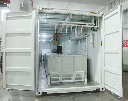 Mesin Es Kontainer Otomatis 220V 380V 410V 415V 440V 460V Untuk Seafood Segar Jual Es Perikanan