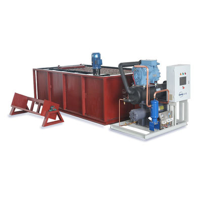 3T 5T ​​10T Brine Refrigeration Block Ice Machine 12.37kw