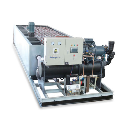 25T/24H Brine Refrigeration Block Ice Machine Air Garam Industri