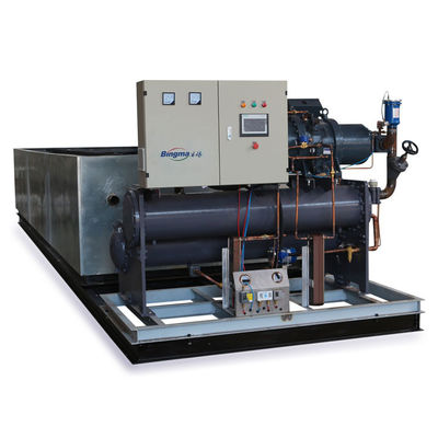 25T/24H Brine Refrigeration Block Ice Machine Air Garam Industri
