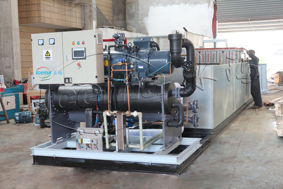 Brine Type Industrial 10 Ton Mesin Pembuat Es Balok 380V