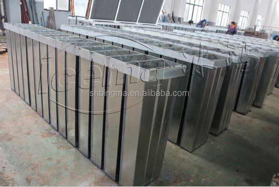 Brine Type Industrial 10 Ton Mesin Pembuat Es Balok 380V