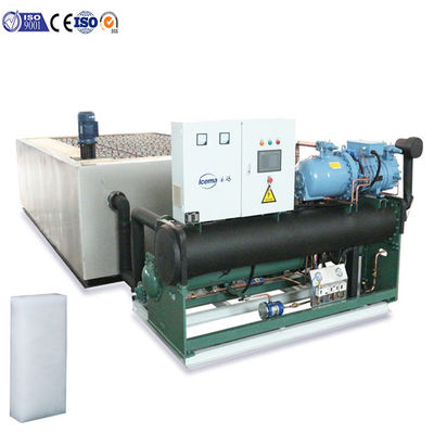 Harga yang pantas 15 Ton Industri Mesin Pembuat Es Balok Besar 19.75KW on line