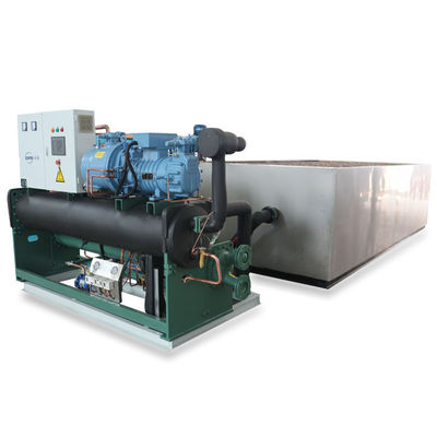 15 Ton Industri Mesin Pembuat Es Balok Besar 19.75KW