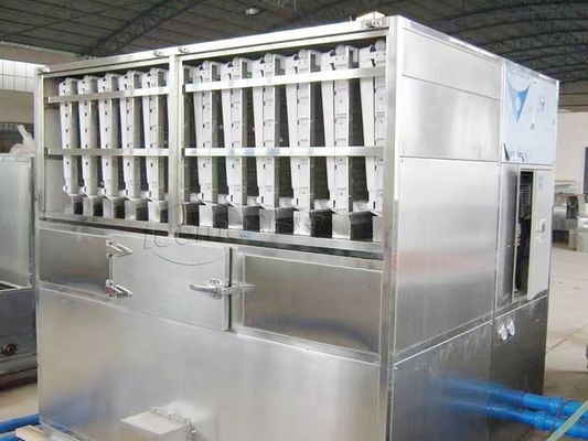 Industri Mesin Pembuat Es Batu Otomatis 8T/24j Untuk Pabrik Es Industri Minuman Warung Kopi