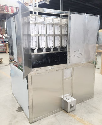 Harga yang pantas Mesin Es Batu Industri 5T/24H Komersial Otomatis Untuk Rumah / Restoran / Toko / Minuman / Bar on line