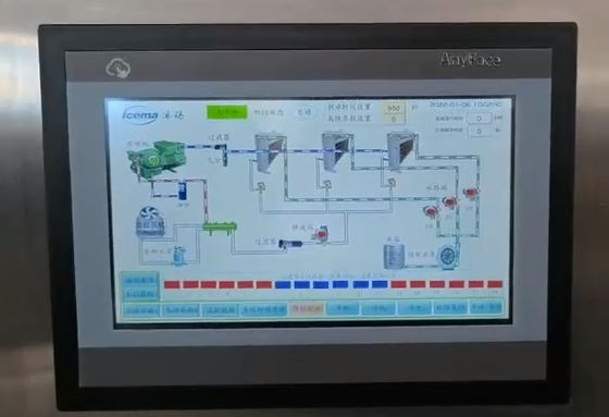 Mesin Pembuat Es Industri 3T / 24 jam Otomatis Es Batu Besar Untuk Kedai Kopi / Minuman / Industri / Pabrik Es
