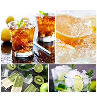 Mesin Es Batu Komersial 60kg/24H Otomatis Untuk Rumah / Restoran / Toko / Minuman / Bar