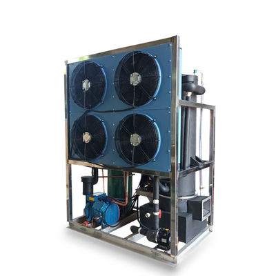 Tabung Mesin Es 8T Dengan Evaporator Stainless Steel 8000kg