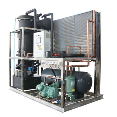 Efisiensi Tinggi Industri 21T 22T 23T 24T 25T Tube Ice Making Machine Ice Tube Maker Machine Harga Pabrik Expo Maret