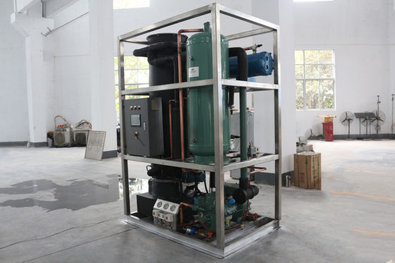 Mesin es tabung industri 1T/24H untuk pengolahan makanan di laboratorium industri katering