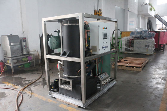 Mesin es tabung industri 1T/24H untuk pengolahan makanan di laboratorium industri katering
