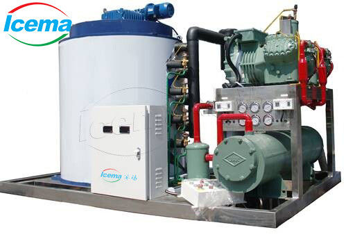 Produk jual panas air tawar es serpihan Mesin pembuatan es dan transparan
