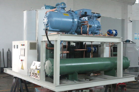 20 Ton Mesin Es Serpihan Air Tawar Pendinginan Langsung