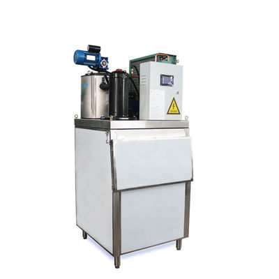 Harga yang pantas Mesin Es Serpihan Air Tawar Komersial 300kg 1.9KW on line