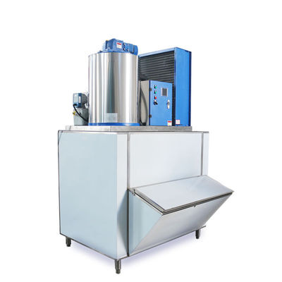 Harga yang pantas Mesin Serpihan Es Komersial Otomatis 800KG/24H on line