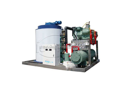 Harga yang pantas 1 Ton Mesin Es Serpihan Air Tawar Komersial 380V 220V on line