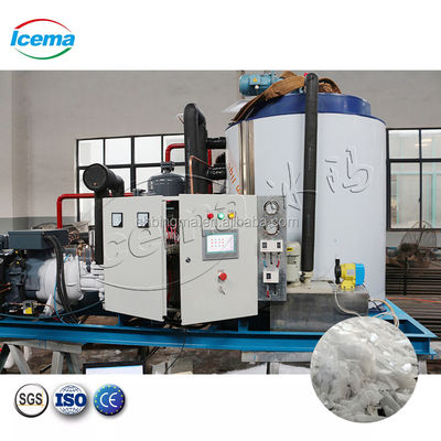 Harga yang pantas 30 Ton Mesin Es Serpihan Air Tawar 220V Otomatis industri on line