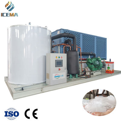 Harga yang pantas Mesin Es Serpihan Air Tawar 25T/H Otomatis Penuh 380V on line
