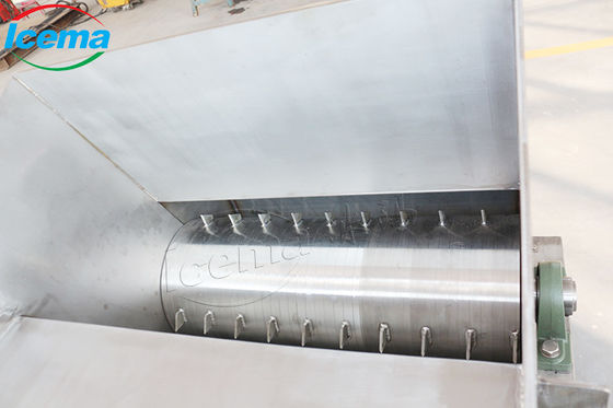 Mesin Pemecah Es Komersial Stainless Steel 200kg/Min
