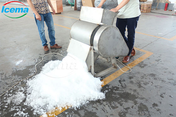 Penghancur Es Industri Manual Elektrik 4kw 200kg/Min