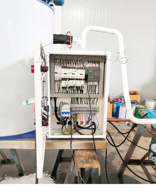 1 Ton Mesin Es Serpihan Air Laut Komersial 400kg 380V