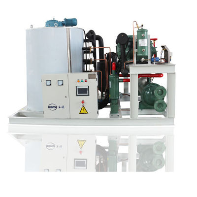 10 Ton Mesin Es Serpihan Air Laut Komersial 32kw ​​380V