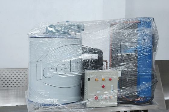 China 50 ton/hari kontainer mesin es serpihan salju untuk pendinginan dengan harga pabrik