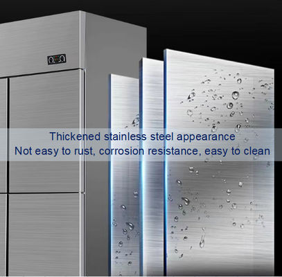 1350L Restoran Komersial Freezer Freezer vertikal