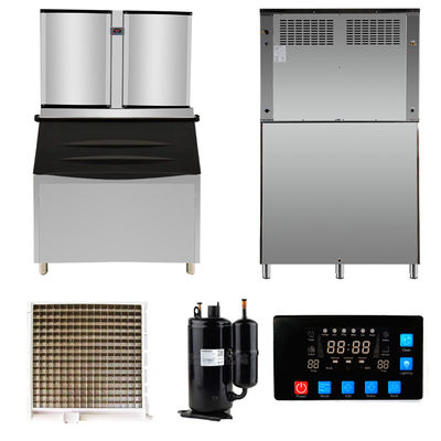 Jual panas 750kg/24 jam Komersial Bar Ice Maker Untuk toko minuman dingin
