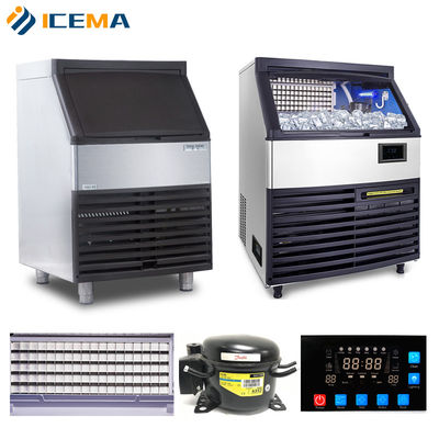 Harga terjangkau 100kg / hari Kompak Komersial Ice Maker Untuk Hotel