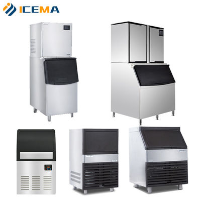 Mesin Es Batu Komersial 48kg/24H Otomatis 420w 220v