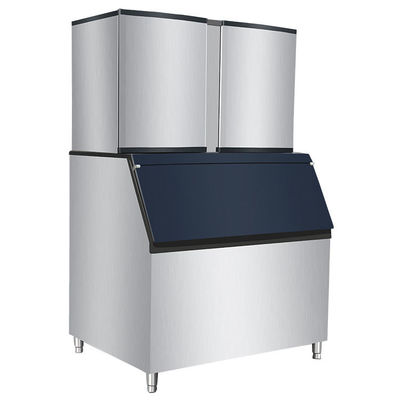 Harga yang pantas Mesin es kubus komersial dengan bahan stainless steel tegangan 220-240V on line