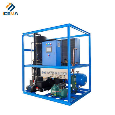 22mm Tube Cie Diameter Ice Tube Maker Mesin dengan 380v / 50hz / 3p Tegangan