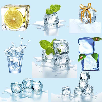 Produksi tinggi 1 ton Ice Cube Maker untuk produksi es skala besar di restoran