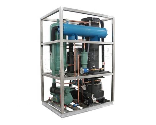Harga yang pantas Maret Expo 5T 8T 10T Mesin pembuat es tabung dengan operasi otomatis dan penghematan energi on line