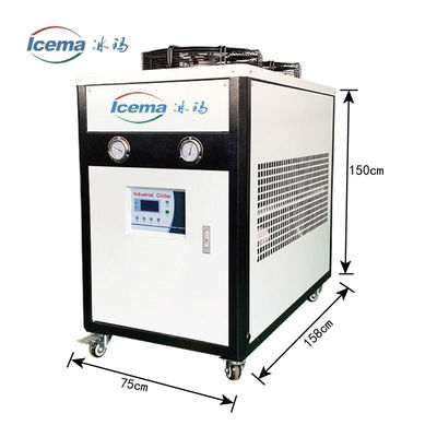 Mudah Dioperasikan 10HP Air Chiller Otomatis Dingin untuk Aplikasi Industri